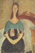 Amedeo Modigliani Jeanne Hebuterne (mk38) oil